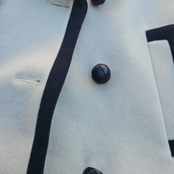 J. Crew Cream and Black Utility Jacket - Picture 12 of 14